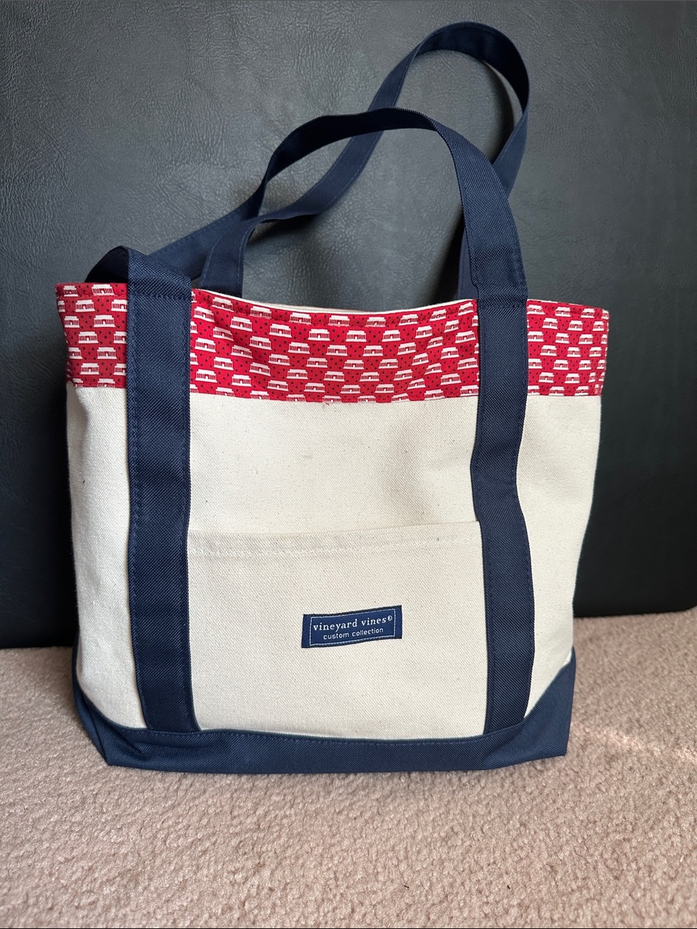Vineyard Vines canvas tote